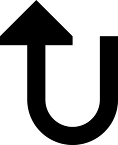 Arrow U Left Up Vinyl Svg File, Free Vectors File